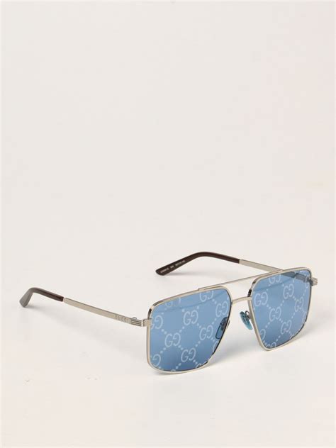 occhiali sole gucci uomo lenti blu|Gucci Eyewear Occhiali Da Sole GG.